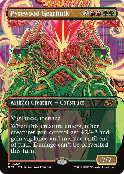 Pyrewood Gearhulk (Borderless) (352) (Aetherdrift)