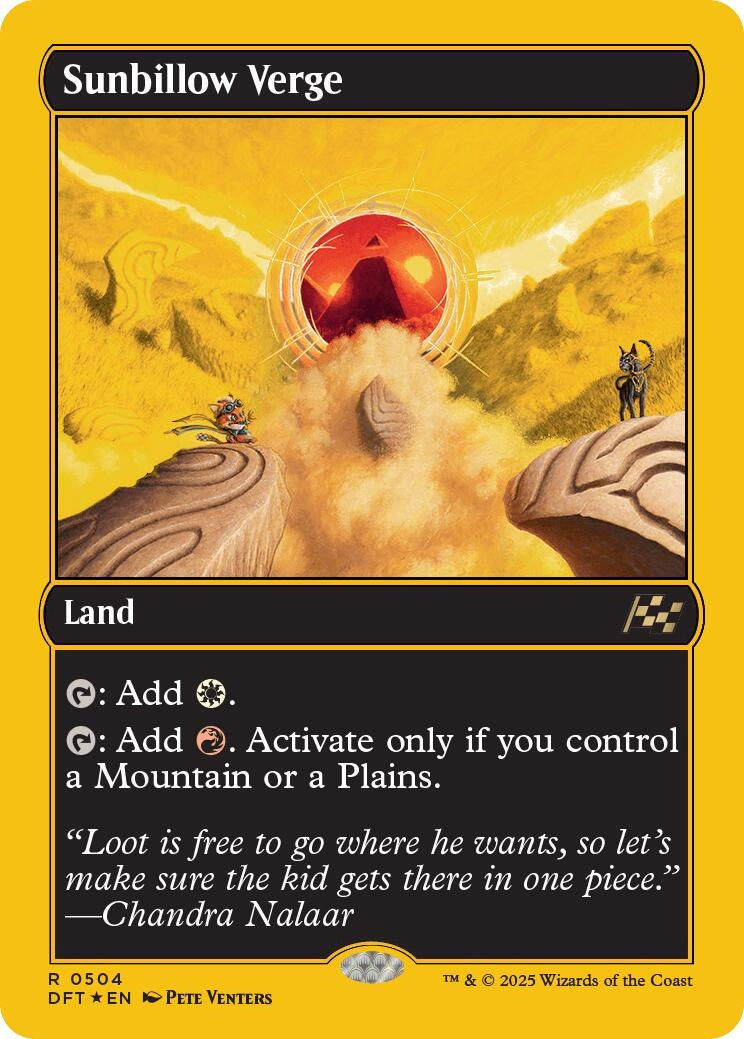Sunbillow Verge (First-Place Foil) (504) (Aetherdrift)
