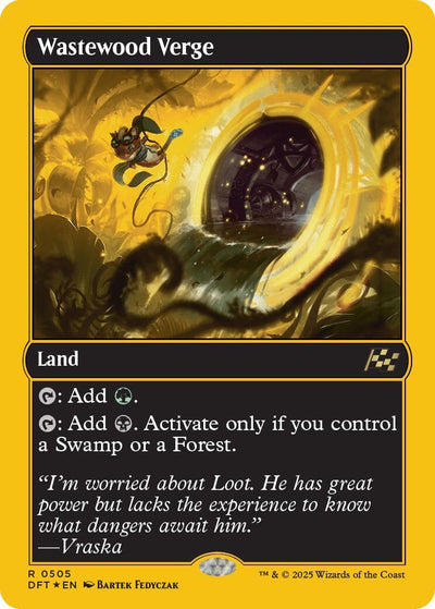 Wastewood Verge (First-Place Foil) (505) (Aetherdrift)