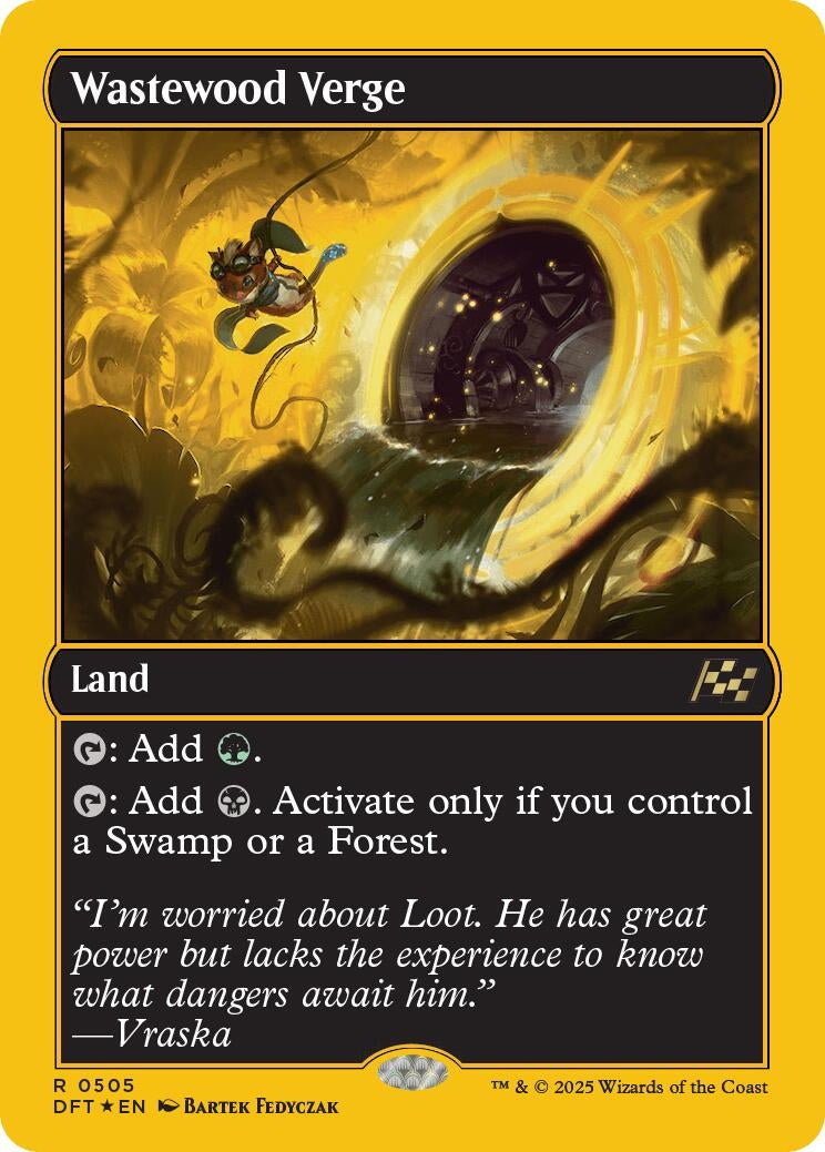 Image for Wastewood Verge (First-Place Foil) (505) (Aetherdrift) - Magic: The Gathering