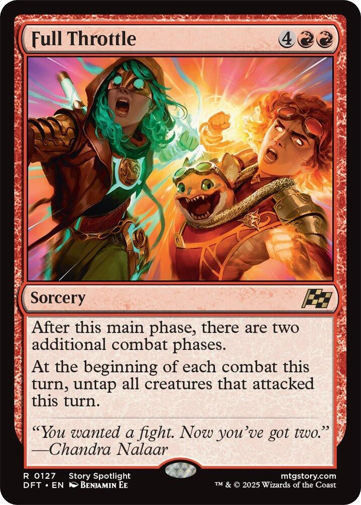 Image for Full Throttle (127) (Aetherdrift) - Magic: The Gathering