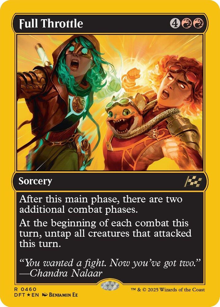 Full Throttle (First-Place Foil) (460) (Aetherdrift)