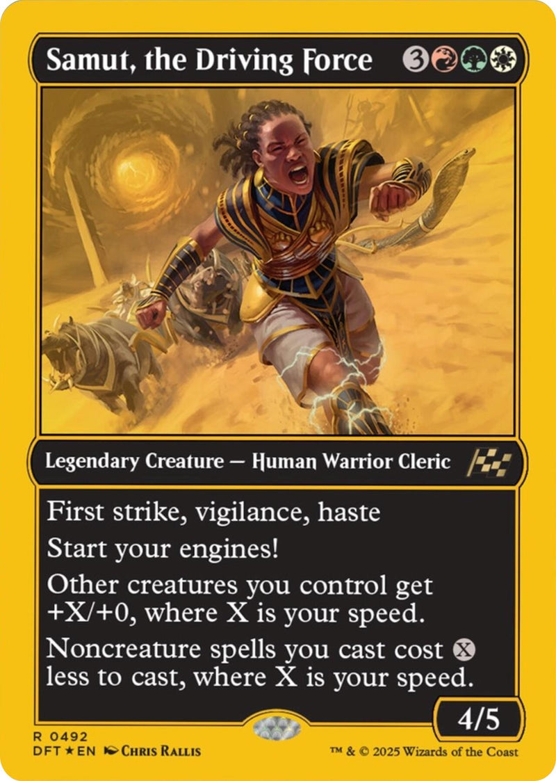 Samut, the Driving Force (First-Place Foil) (492) (Aetherdrift)