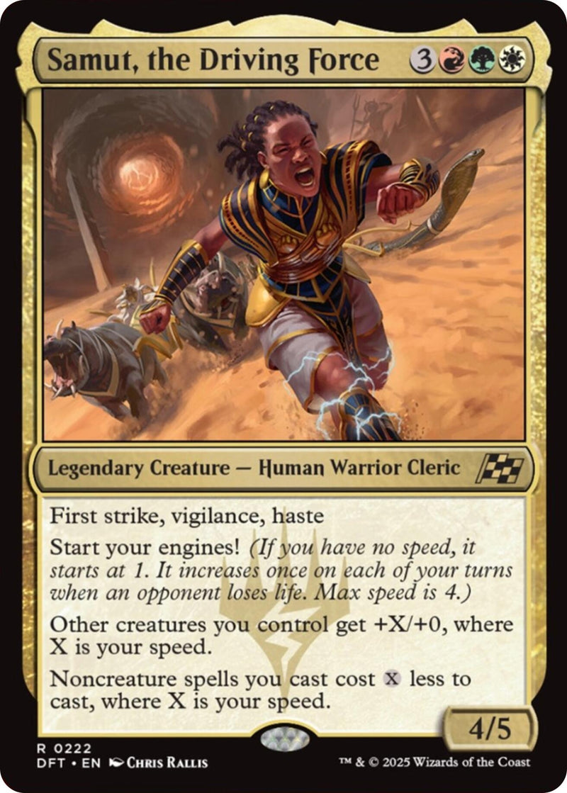 Image for Samut, the Driving Force (222) (Aetherdrift) - Magic: The Gathering