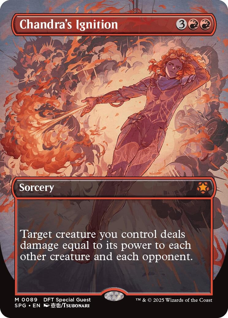 Chandra's Ignition (Borderless) (89) (Special Guests)