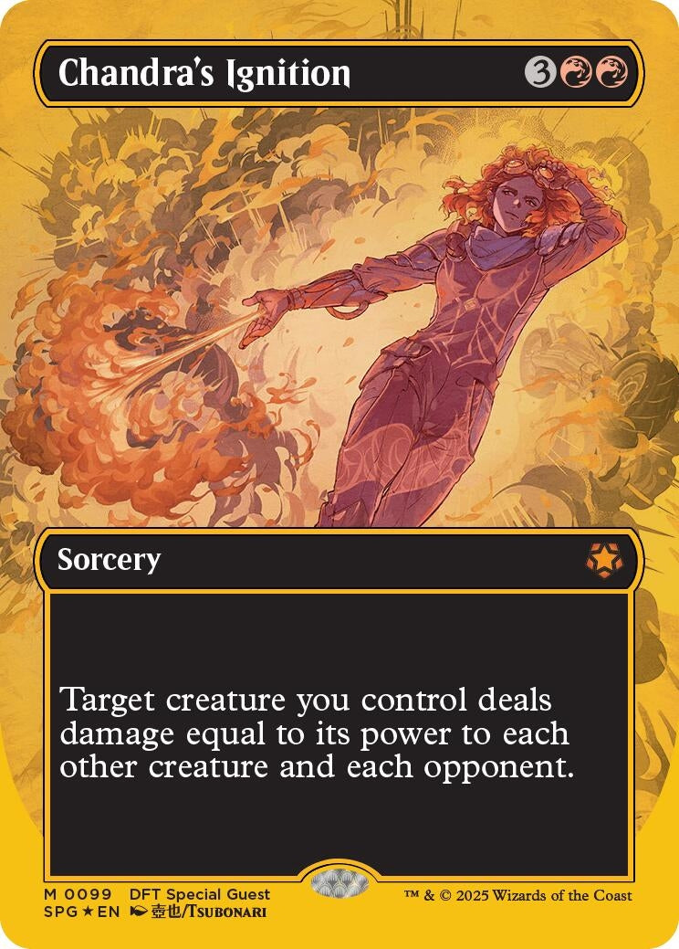 Chandra's Ignition (Borderless) (First-Place Foil) (99) (Special Guests)