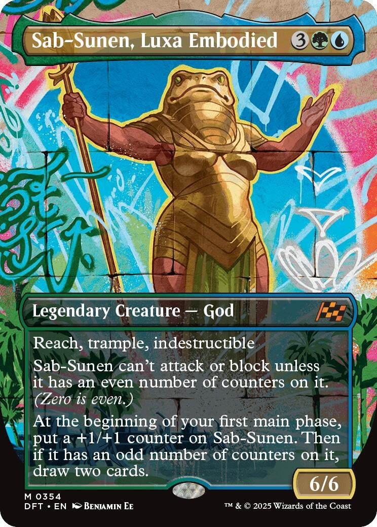 Image for Sab-Sunen, Luxa Embodied (Borderless) (354) (Aetherdrift) - Magic: The Gathering