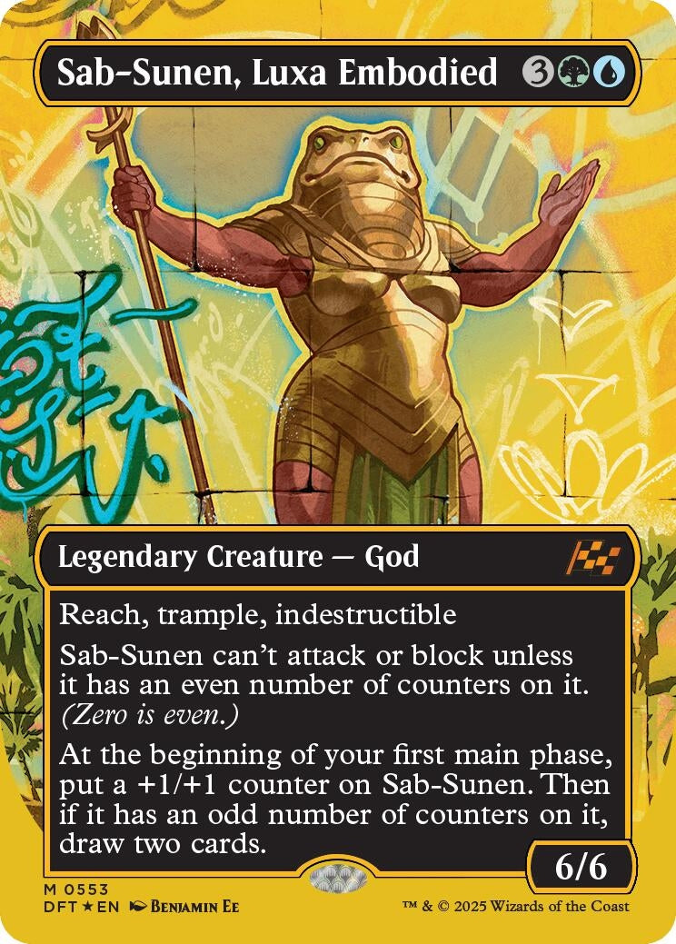 Sab-Sunen, Luxa Embodied (Borderless) (First-Place Foil) (553) (Aetherdrift)