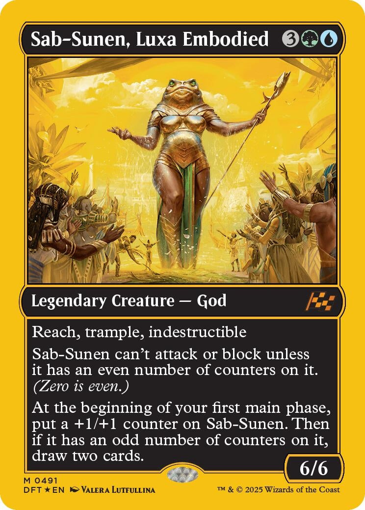 Sab-Sunen, Luxa Embodied (First-Place Foil) (491) (Aetherdrift)