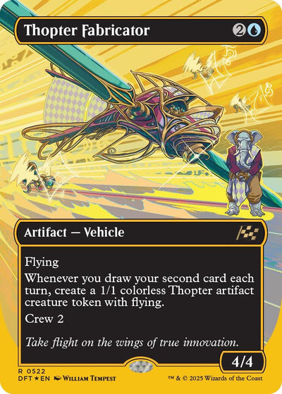Thopter Fabricator (Borderless) (First-Place Foil) (522) (Aetherdrift)