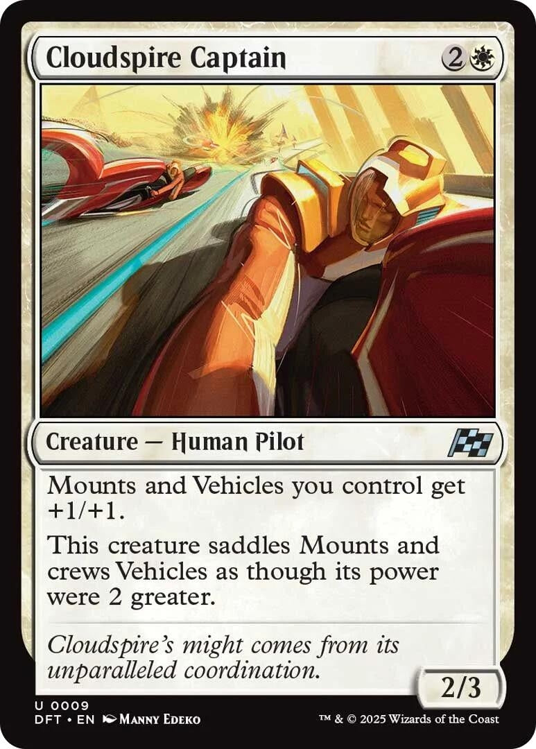 Image for Cloudspire Captain (9) (Aetherdrift) - Magic: The Gathering