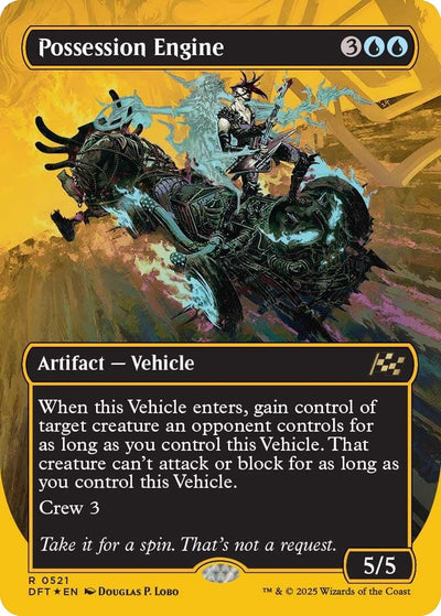 Possession Engine (Borderless) (First-Place Foil) (521) (Aetherdrift)