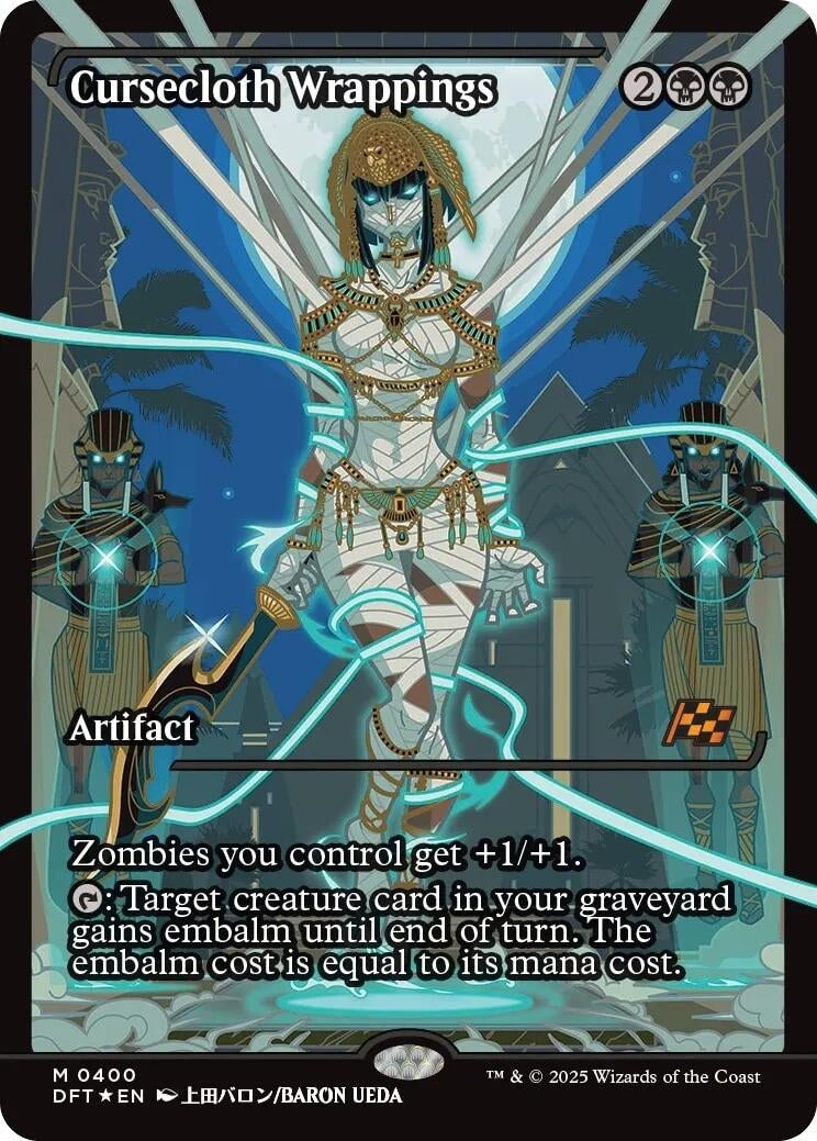 Cursecloth Wrappings (Showcase) (400) (Aetherdrift)