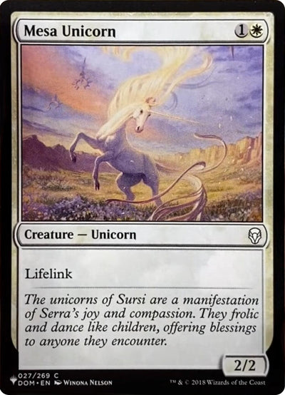 Mesa Unicorn (027/269) (The List Reprints)