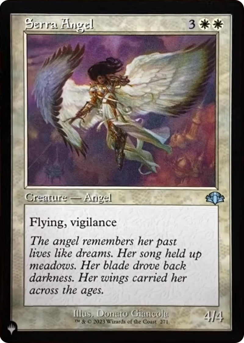 Serra Angel (Retro Frame) (271/261) (The List Reprints)