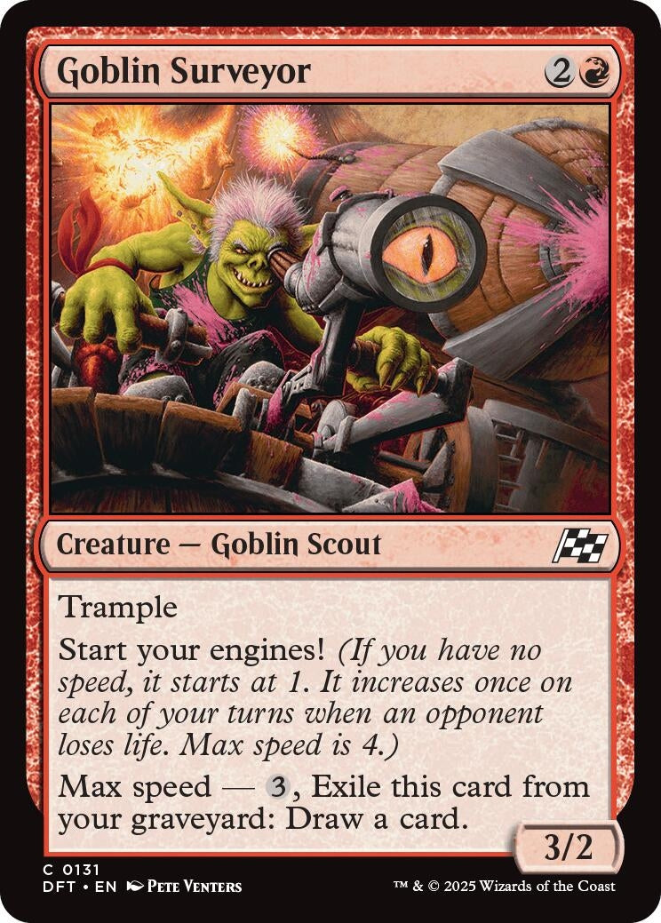 Image for Goblin Surveyor (131) (Aetherdrift) - Magic: The Gathering