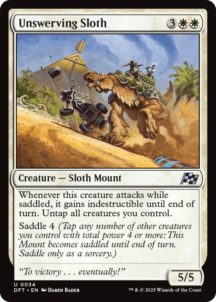 Image for Unswerving Sloth (34) (Aetherdrift) - Magic: The Gathering