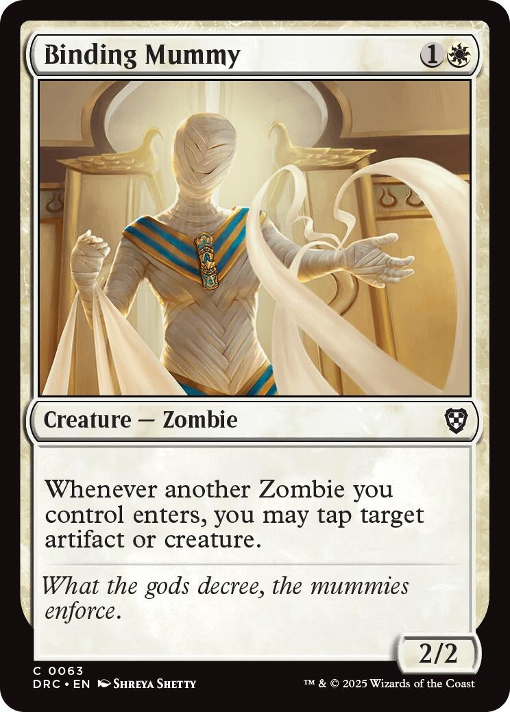 Binding Mummy (63) (Commander: Aetherdrift)
