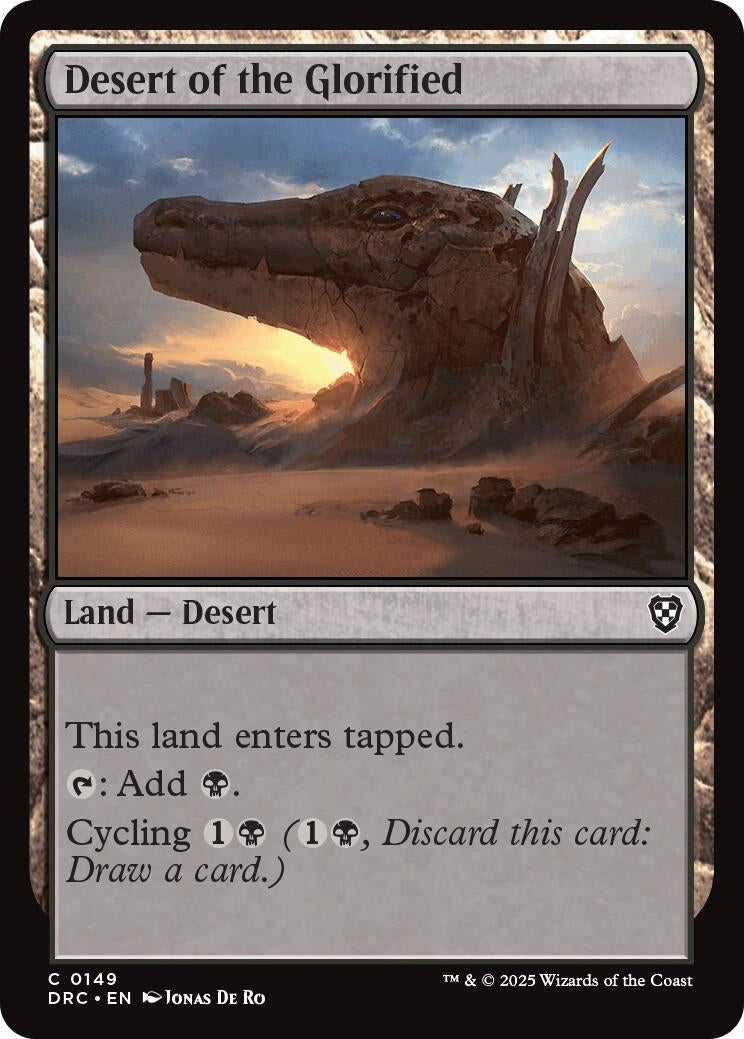 Desert of the Glorified (149) (Commander: Aetherdrift)