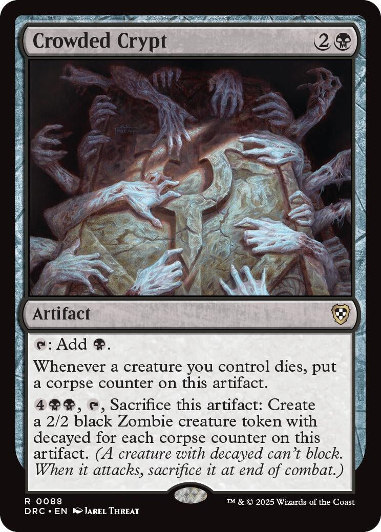 Crowded Crypt (88) (Commander: Aetherdrift)