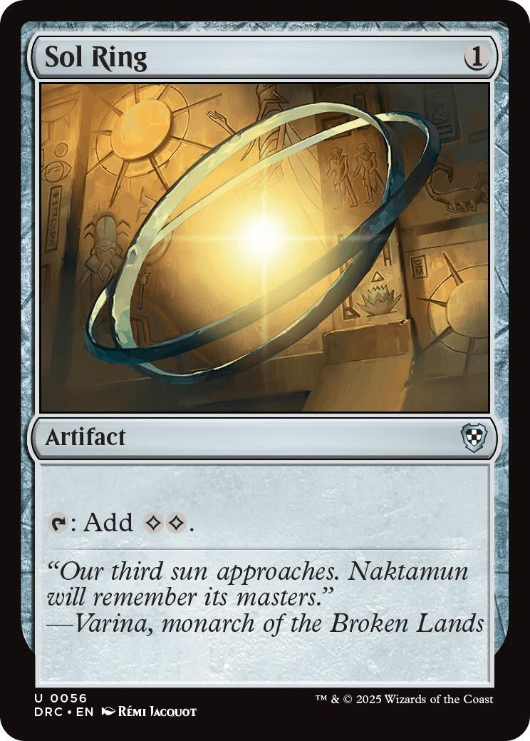 Sol Ring (0056) (56) (Commander: Aetherdrift)