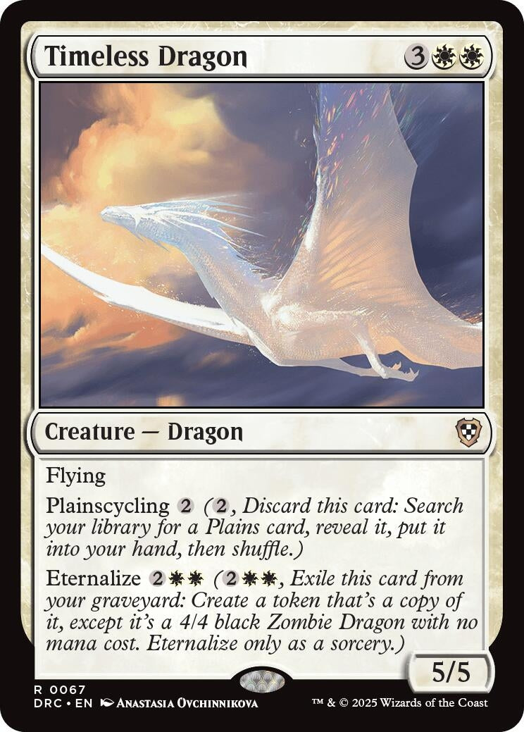 Timeless Dragon (67) (Commander: Aetherdrift)