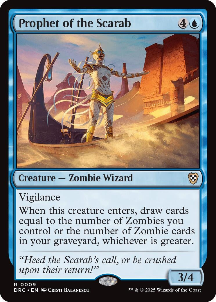 Prophet of the Scarab (9) (Commander: Aetherdrift)