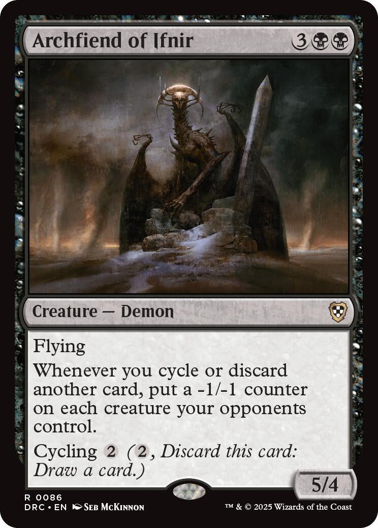 Archfiend of Ifnir (86) (Commander: Aetherdrift)