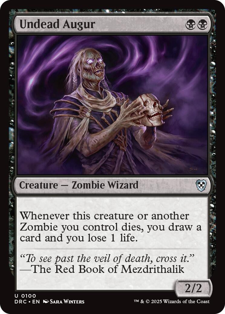 Undead Augur (100) (Commander: Aetherdrift)