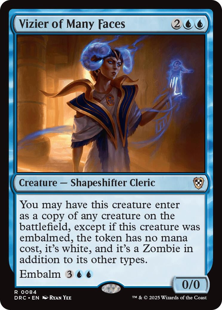 Vizier of Many Faces (84) (Commander: Aetherdrift)