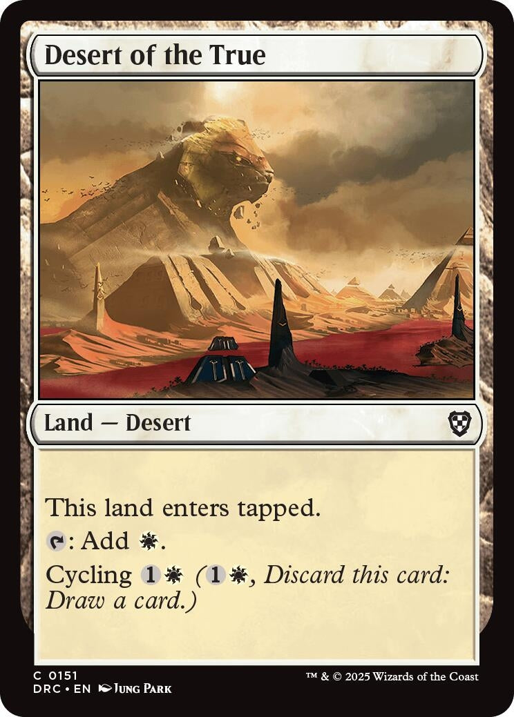 Desert of the True (151) (Commander: Aetherdrift)
