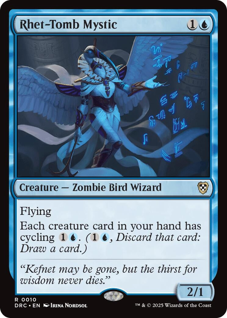 Rhet-Tomb Mystic (10) (Commander: Aetherdrift)