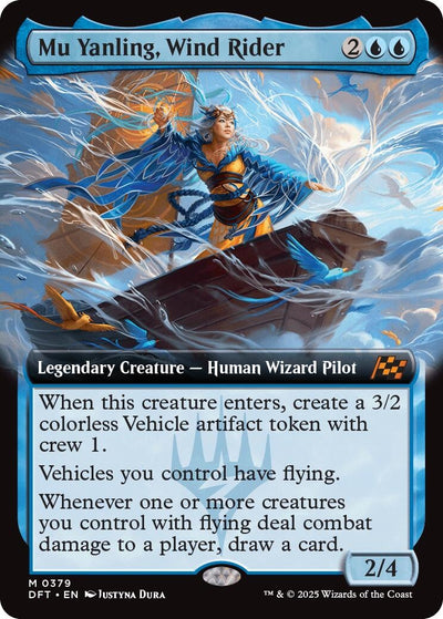 Mu Yanling, Wind Rider (Extended Art) (379) (Aetherdrift)