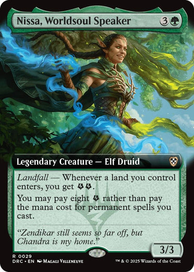 Nissa, Worldsoul Speaker (Extended Art) (29) (Commander: Aetherdrift)