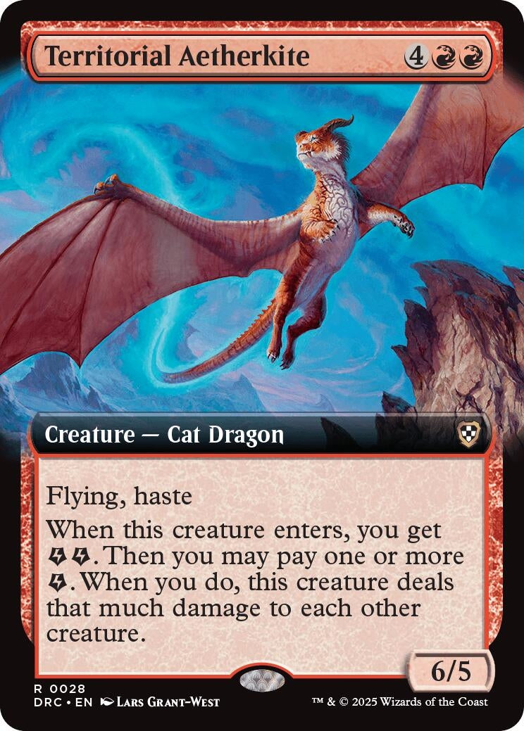 Territorial Aetherkite (Extended Art) (28) (Commander: Aetherdrift)