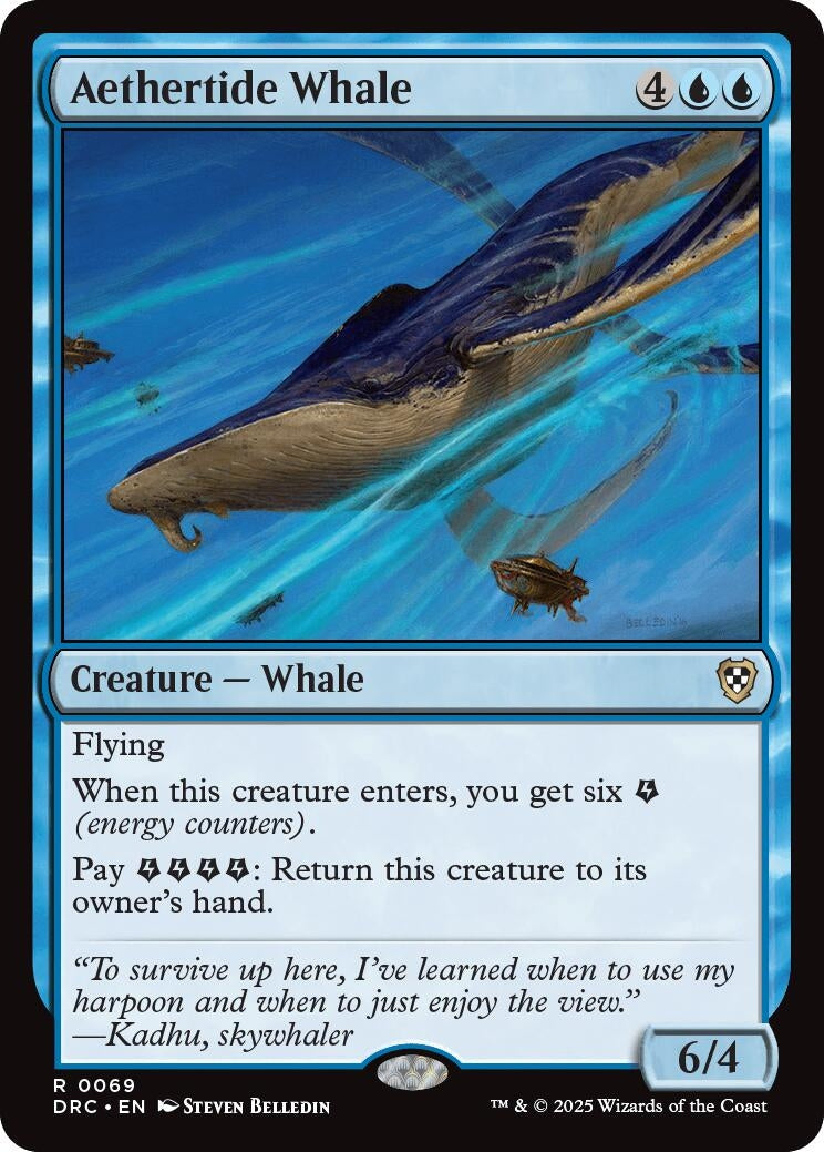 Aethertide Whale (69) (Commander: Aetherdrift)