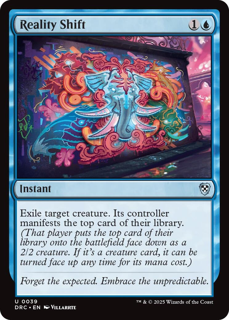Reality Shift (39) (Commander: Aetherdrift)