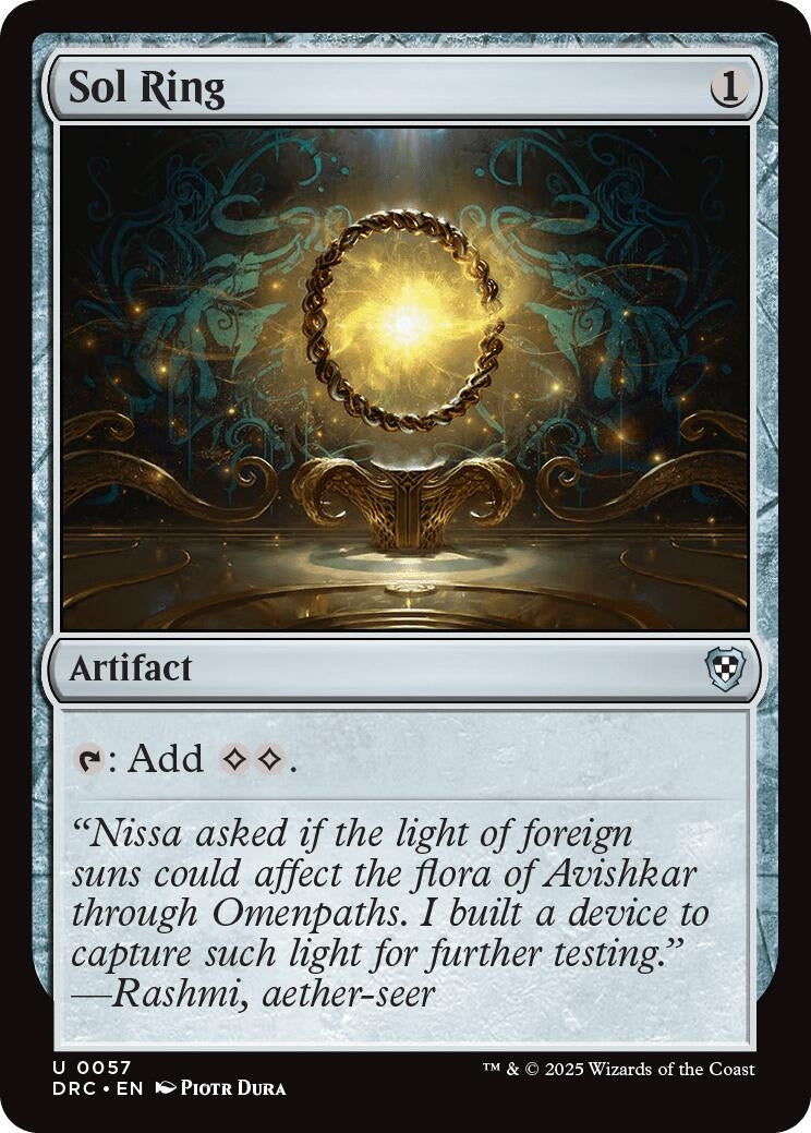 Sol Ring (0057) (57) (Commander: Aetherdrift)