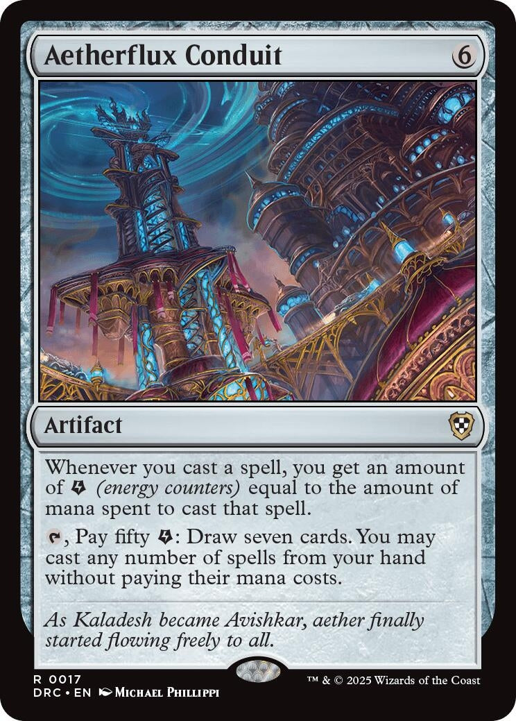 Aetherflux Conduit (17) (Commander: Aetherdrift)