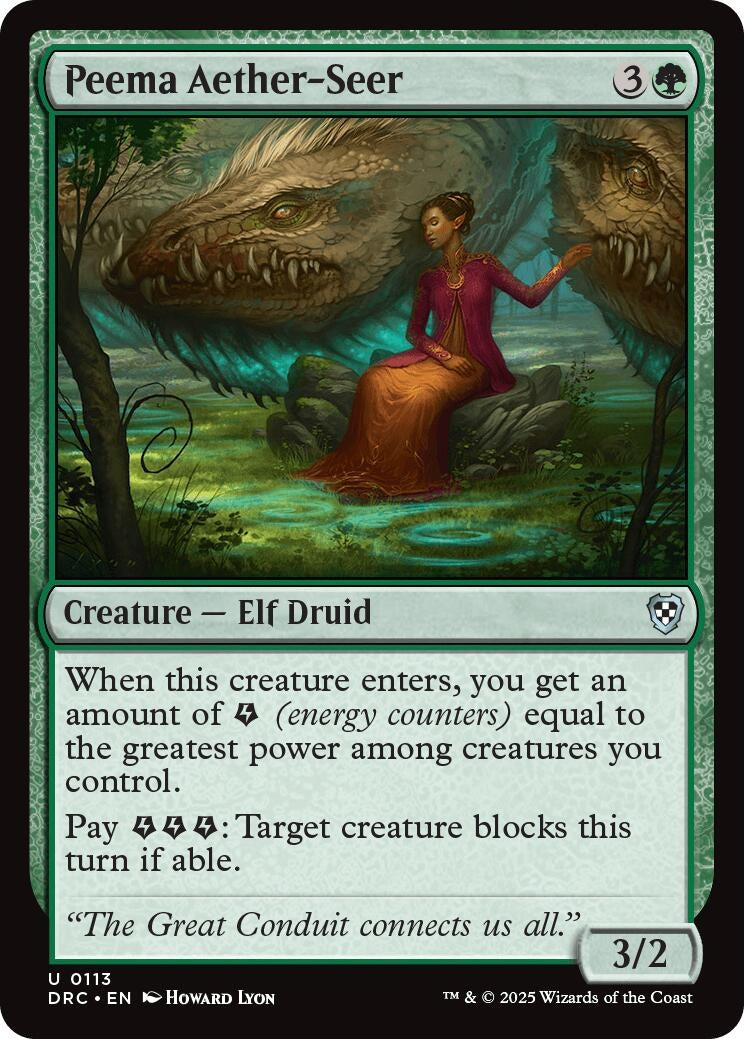 Peema Aether-Seer (113) (Commander: Aetherdrift)