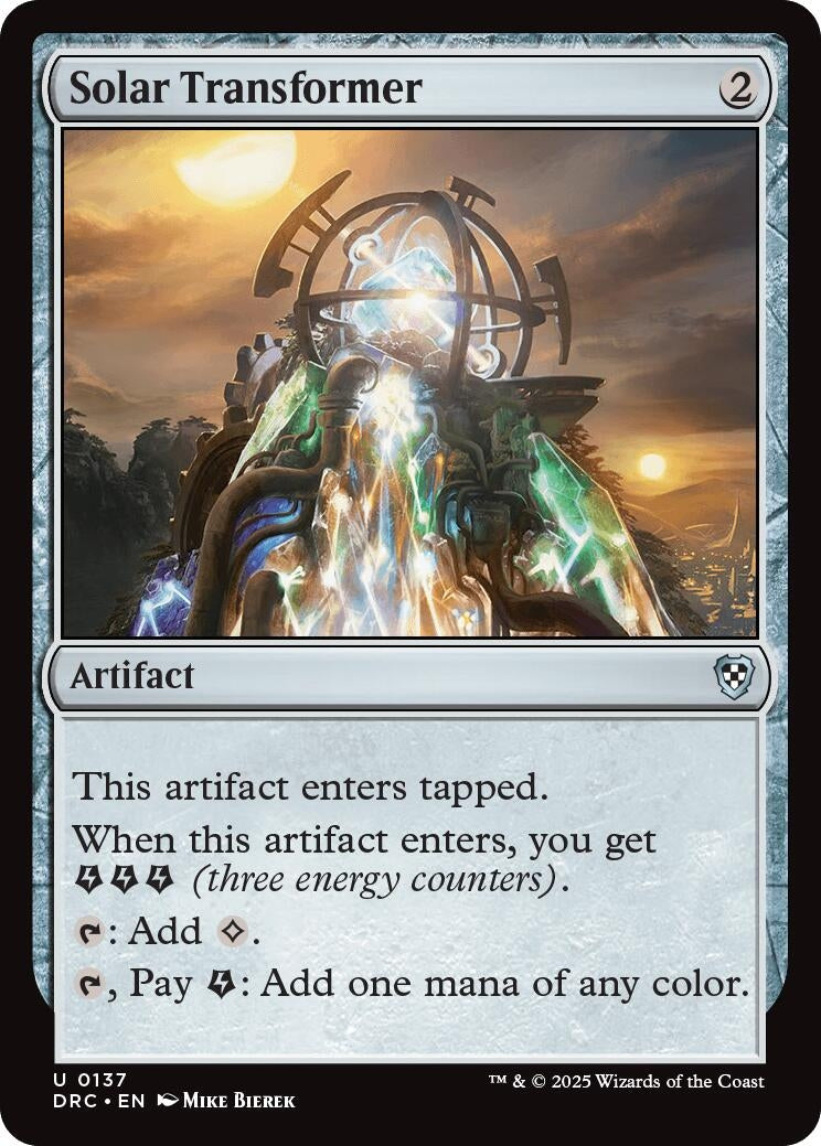 Solar Transformer (137) (Commander: Aetherdrift)