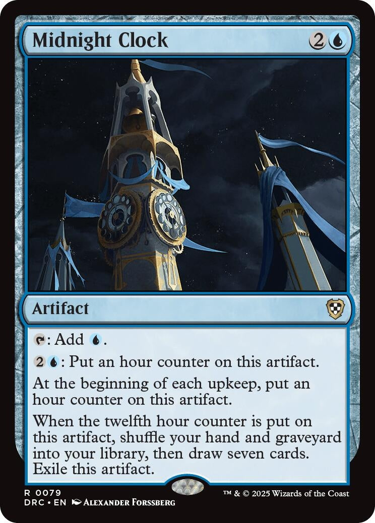 Midnight Clock (79) (Commander: Aetherdrift)