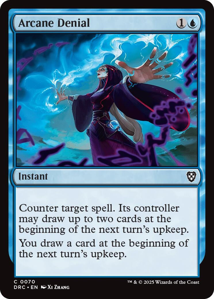 Arcane Denial (70) (Commander: Aetherdrift)