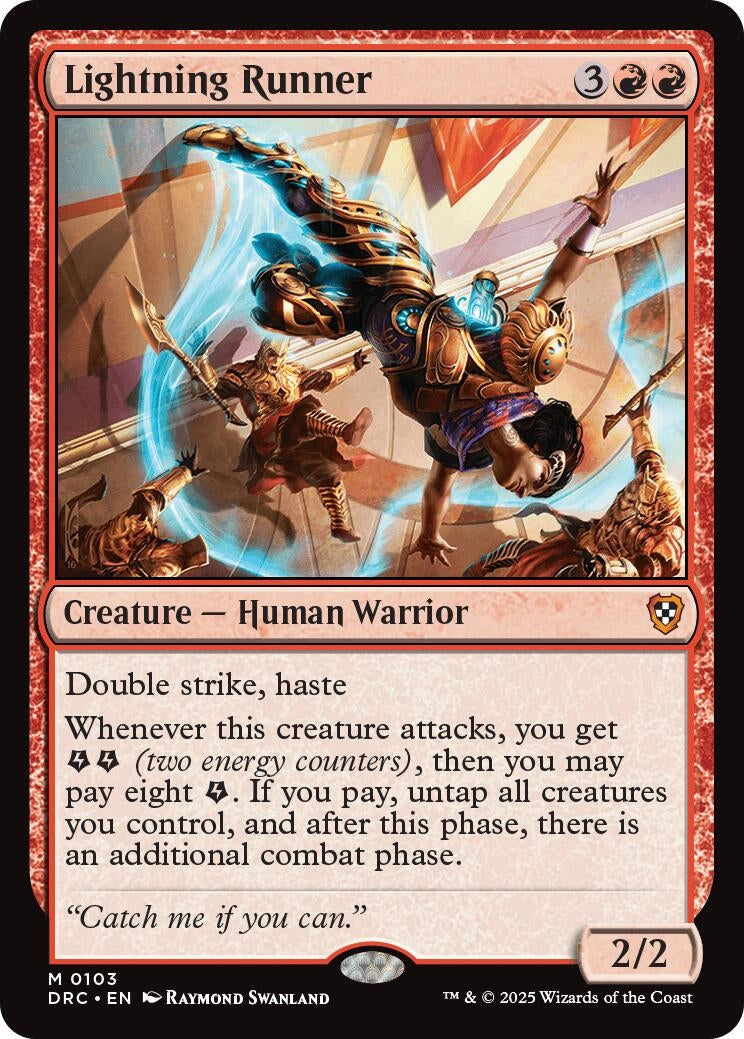Lightning Runner (103) (Commander: Aetherdrift)
