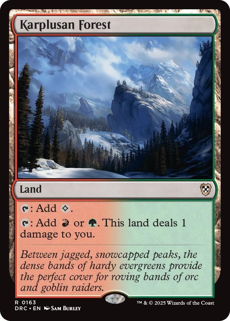 Karplusan Forest (163) (Commander: Aetherdrift)
