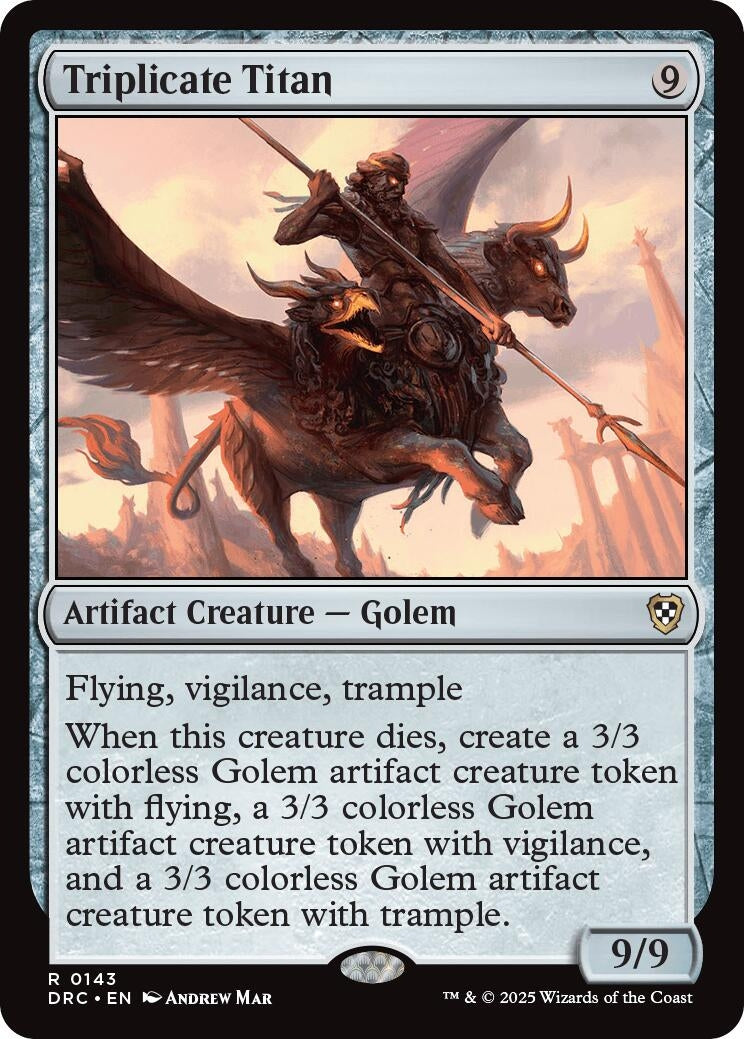 Triplicate Titan (143) (Commander: Aetherdrift)