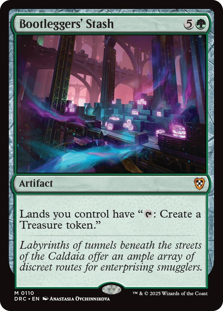 Bootleggers' Stash (110) (Commander: Aetherdrift)
