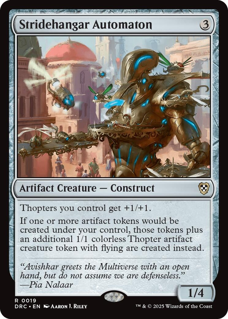 Stridehangar Automaton (19) (Commander: Aetherdrift)