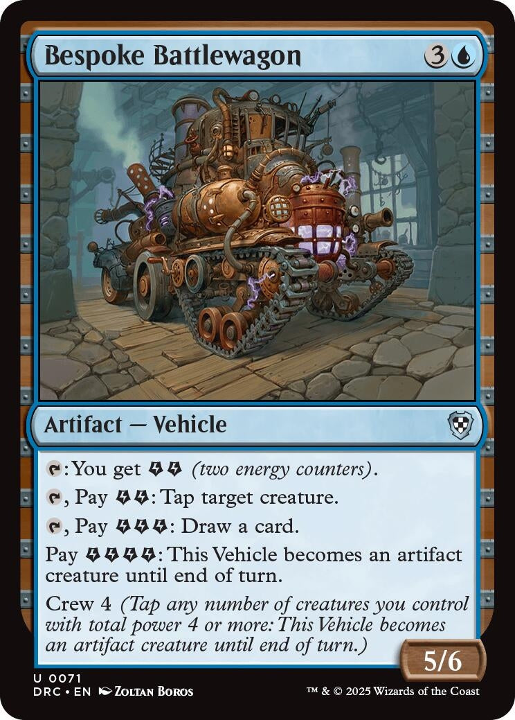Bespoke Battlewagon (71) (Commander: Aetherdrift)