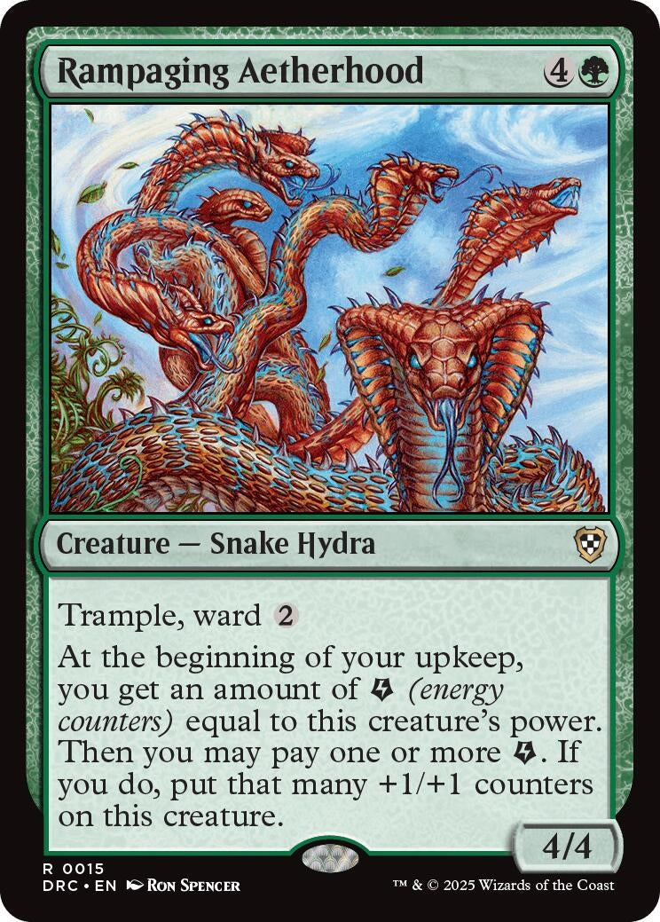Rampaging Aetherhood (15) (Commander: Aetherdrift)